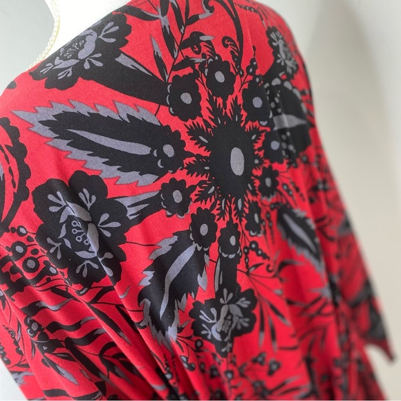 J.T.B Woman Kimono Wrap Style Tunic - Picture 6 of 9